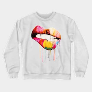 Aquarell Kiss Crewneck Sweatshirt